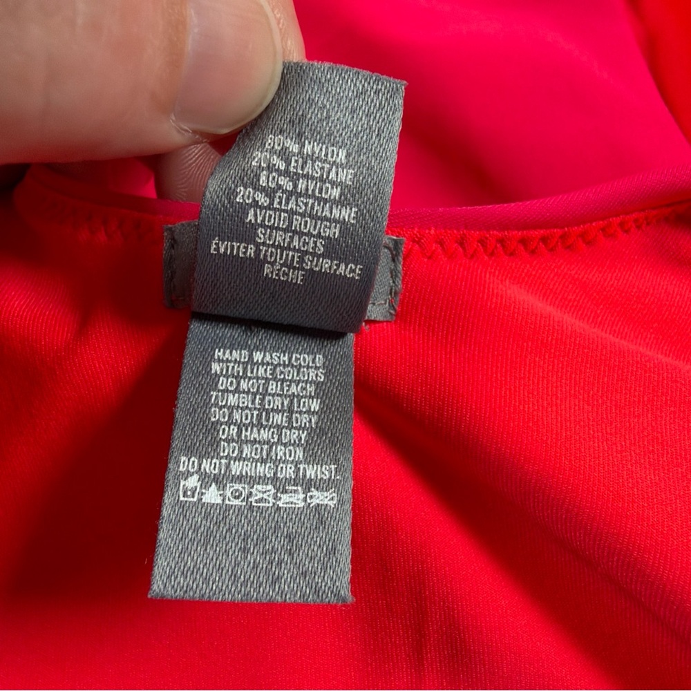 Aerie Hot Pink Scoop Cheeky One piece swimsuit - Picture 4 of 6